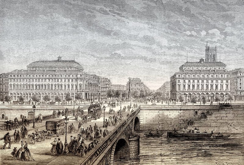 The Théâtre du Châtelet, place du Châtelet, Paris, France, 1863, Europe