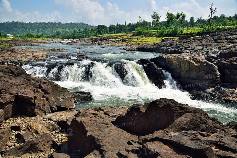 Rohiyal Talat Waterfall, Dharampur, Valsad, Gujarat, India, Asia