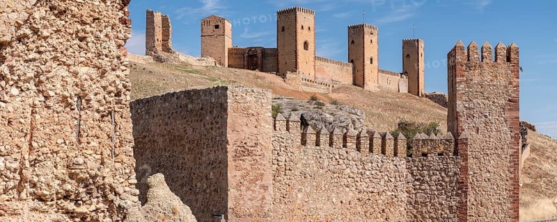 Fortress of Molina de los Caballeros, Molina de Aragón, province of Guadalajara, Spain, Europe