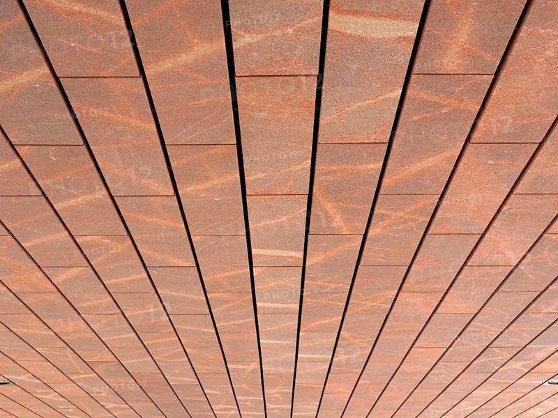 Ceiling made of Rochlitz porphyry, textured background structure, rustic, stone background