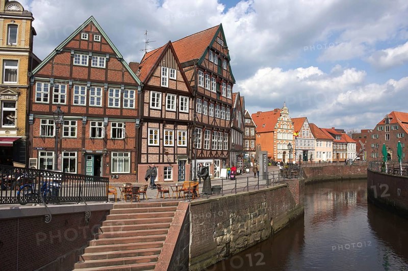 The charming half-timbered, hanseatic town of Stade in northernGermany offers many interesting sights.