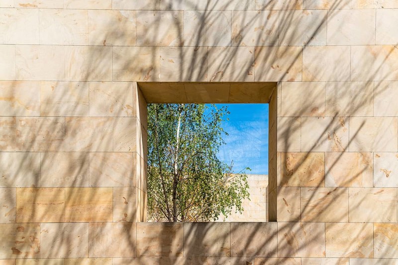 Zamora, Spain, April 7, 2023: Castile and Leon Administrative office building by Campo Baeza architect. Consejo Consultivo of Castile and Leon, Europe