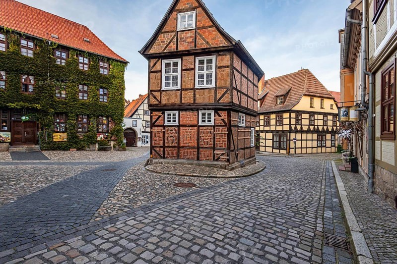 Half-timbered houses in Quedlinburg Harz