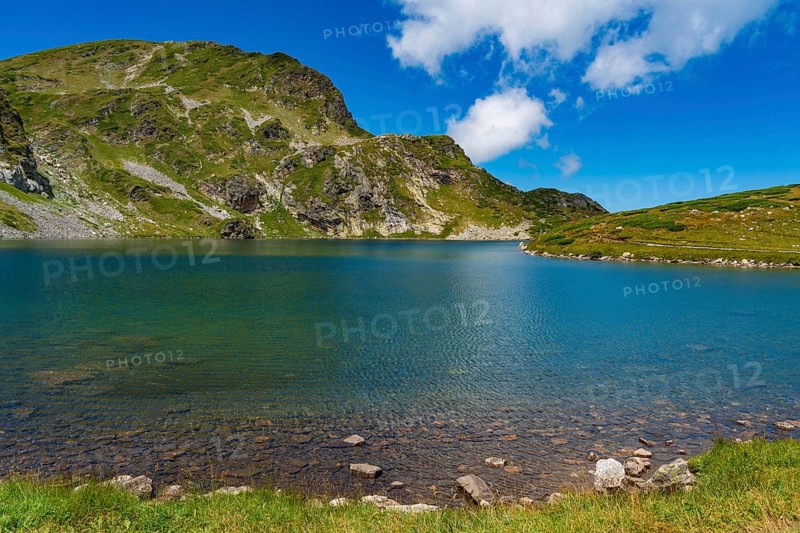 Rila lake at Rila Mountain in Bulgaria