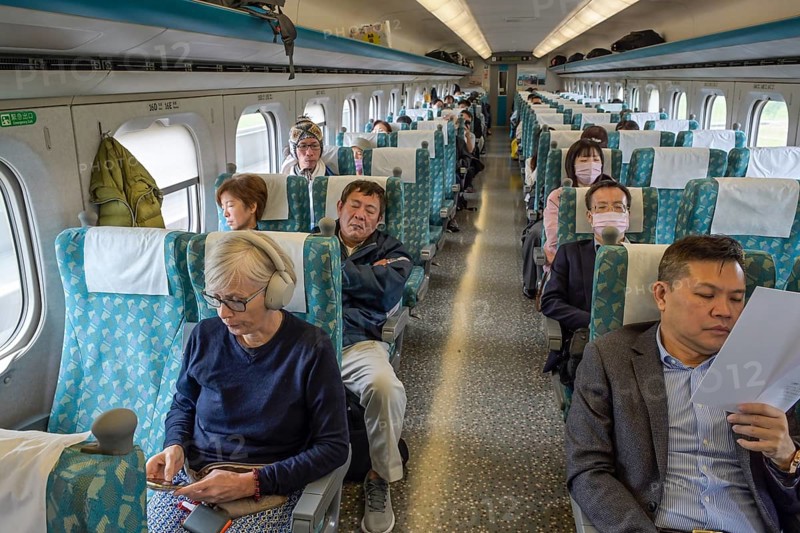High Speed Train, Passengers, Wagon, Taiwan High Speed Rail HSR, Taiwan, Asia