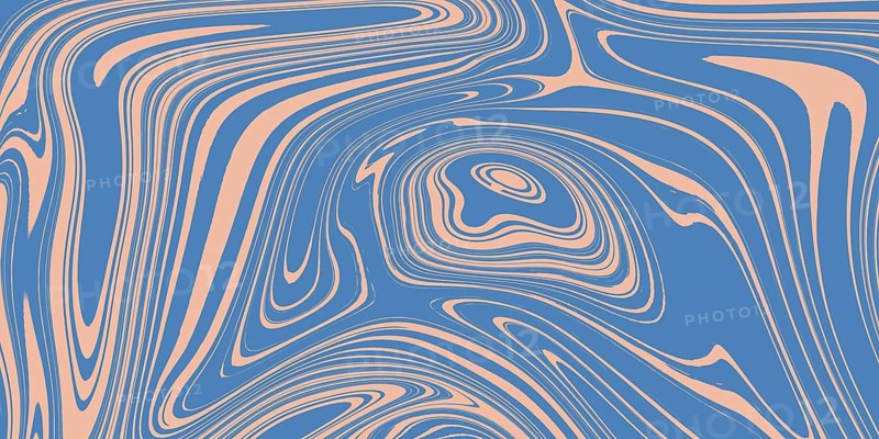 Royal Blue and Peach, trendy blue and red colors background