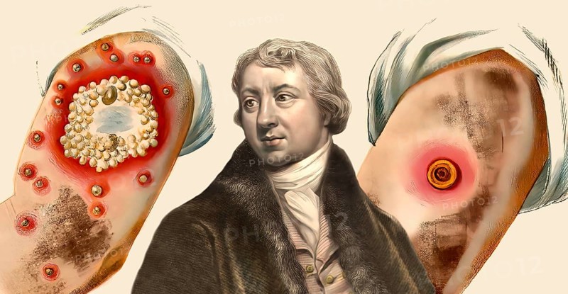 Edward Jenner, 1749-1823, English physician and scientist, digitally restored