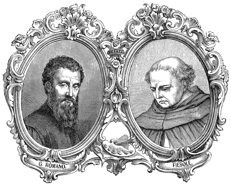 Giulio Romano, Italian painter and architect and Fra Angelico, Fra Giovanni da Fiesole, c.?1395 – 1455, Italian painter