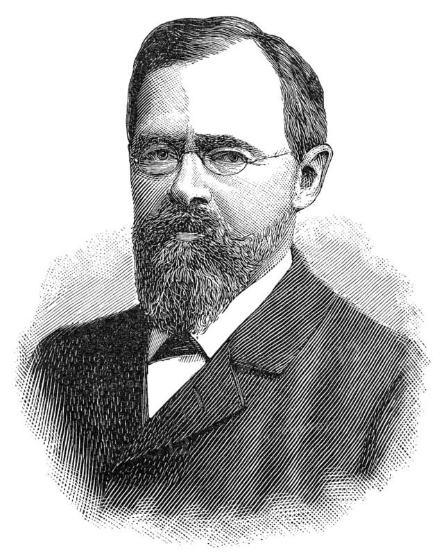 Carl Paul Gottfried Linde, Ritter von Linde, 1842 - 1934, a German engineer who developed refrigeration and gas separation technologies, Carl Paul Gottfried Linde, 1842 - 1934, ein deutscher Ingenieur, Erfinder und Gründer der Linde AG.