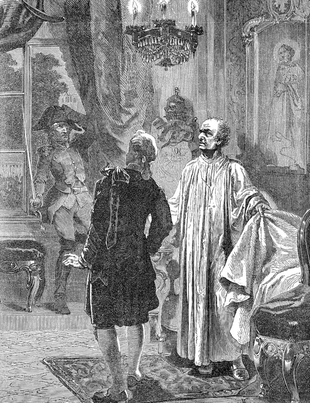 French General Radet taking Pope Pius VII as prisoner in 1809