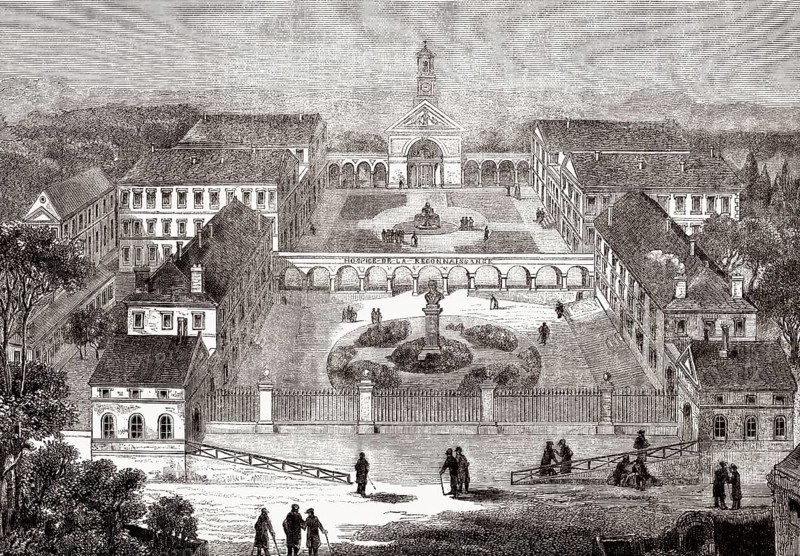 Ancien hospice Brézin, Universitätsklinikum Raymond Poincaré, Garches, Paris, Frankreich, 19.