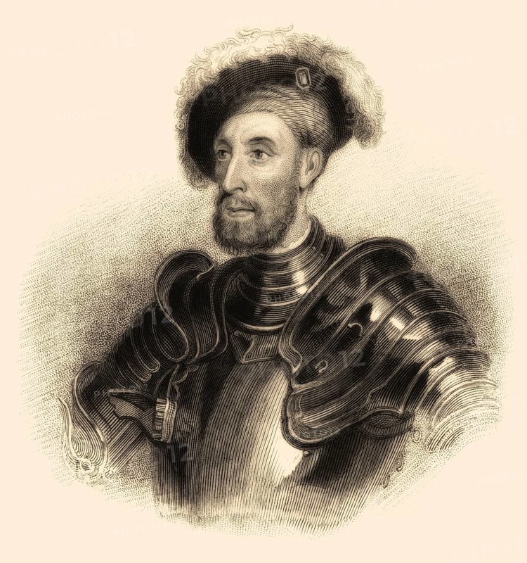 Sir Nicholas Carew oder Carewe, ca. 1496-1539, englischer Höfling und Diplomat