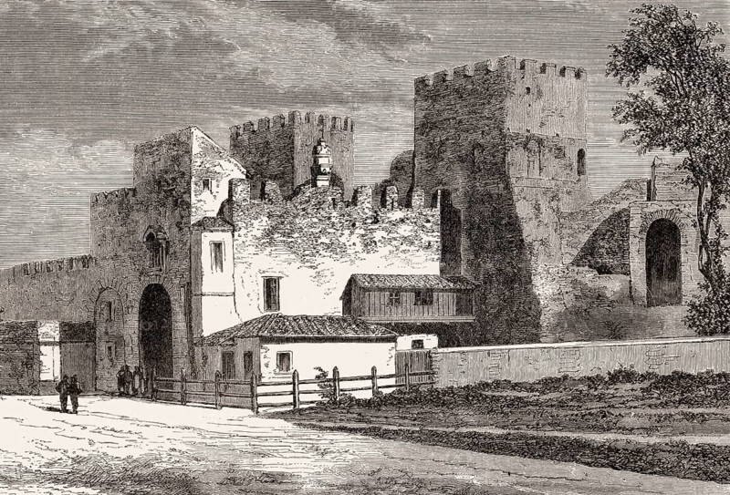 The Porta San Paolo, San Paolo Gate, Rome, Italy, 19th Century, Europe