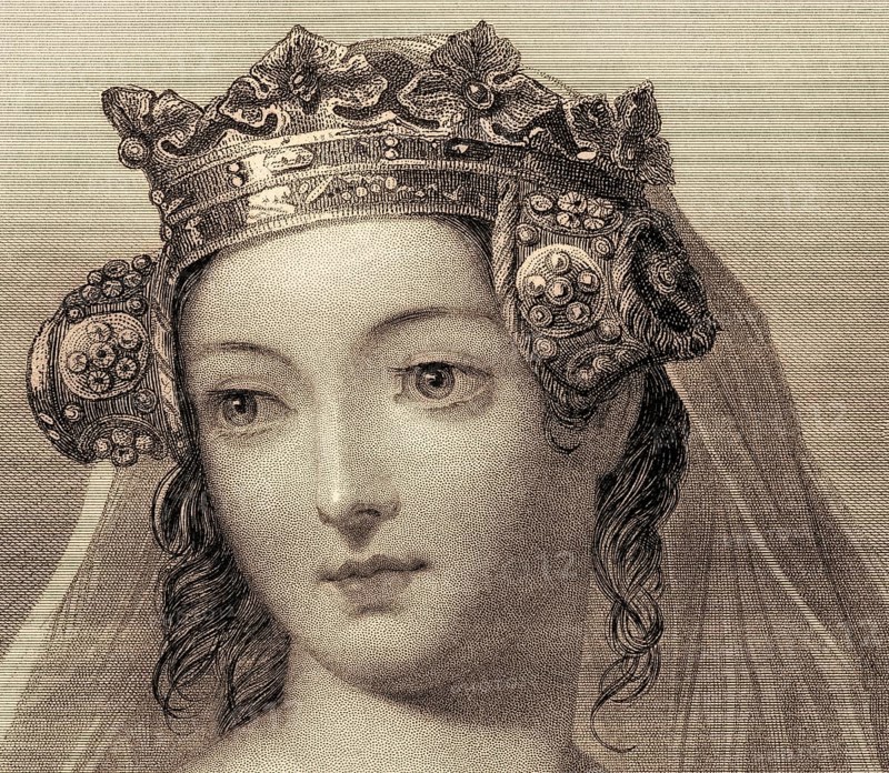 Philippa of Hainault, 1310 or 1315 – 1369, Queen of England as the wife of King Edward III