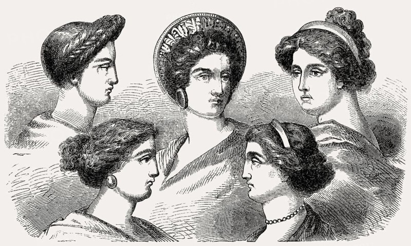 Traditional hairstyles in ancient Greece