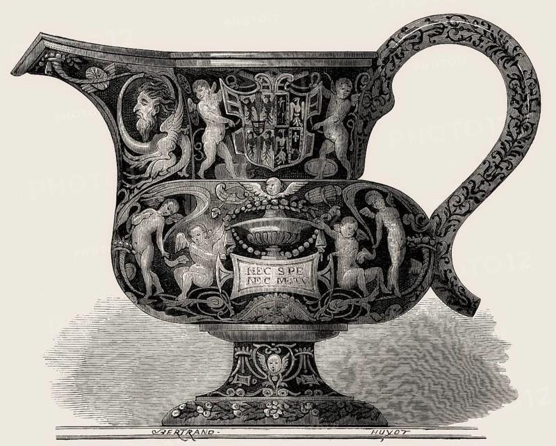 Italian hanap, Faience, 16th century