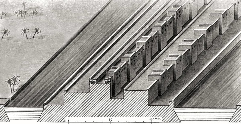 Reconstruction of Walls of ancient Babylon