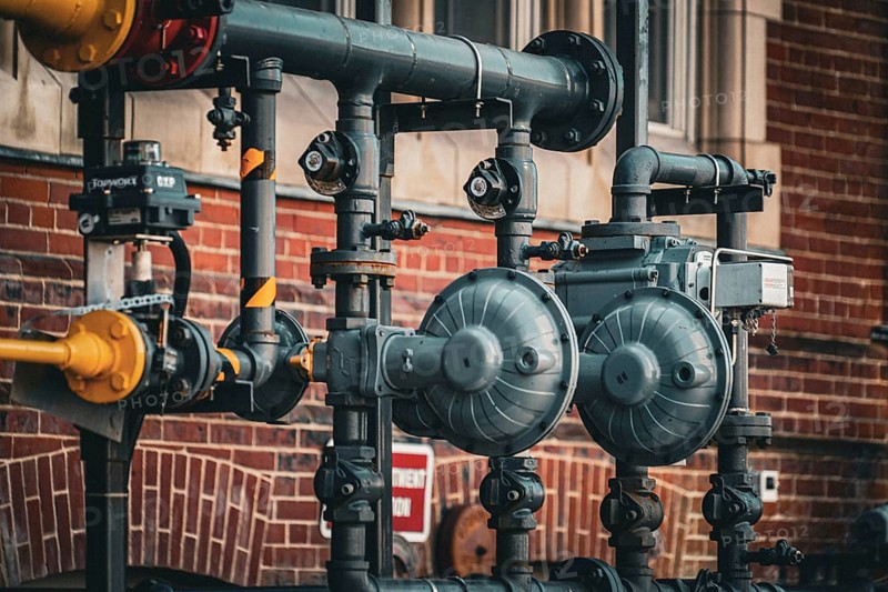 Image of piping mechanism. Shooting Location: Toronto