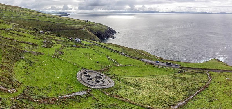 Cashel Murphy, Ancient Celtic settlement, Early Christian era (5th-8th centuries AD), Dingle Peninsula, County Kerry, Ireland, United Kingdom, Europe