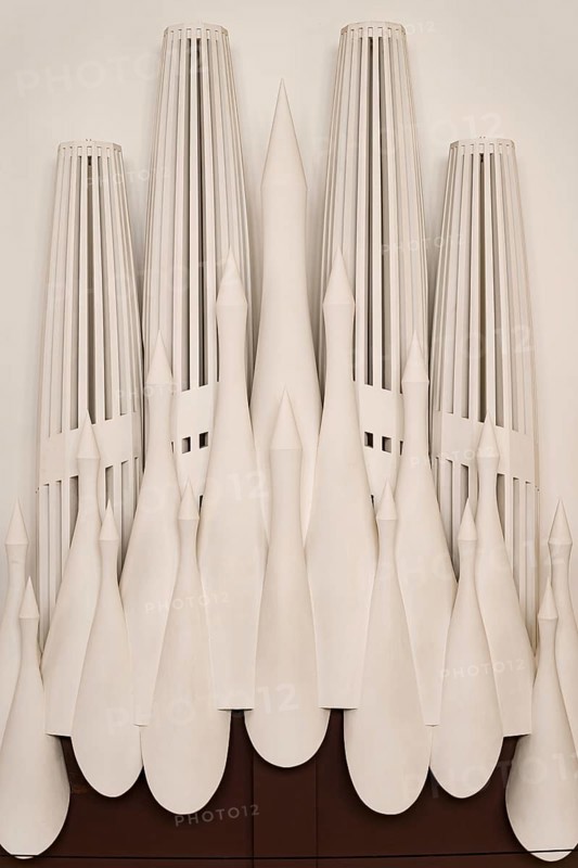 Barcelona, Spain - 15 December 2019: A model of Sagrada Familia towers made of plaster in the architect's studio