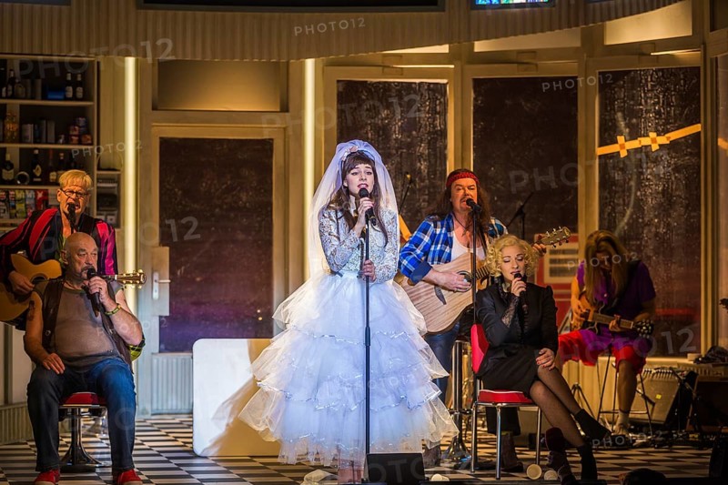 TANKE SEHNSUCHT, A musical revue at the Renaissance Theatre (Berlin), By Antoine Uitdehaag and Guntbert Warns. Performers: Kiara Brunken, Anika Mauer, Martin Schneider, Hans-Martin Stier, Guntbert Warns, Harry Ermer and band Musical direction: Harry Ermer. Photo rehearsal on 06.12.2018 at the Renaissance Theatre in Berlin