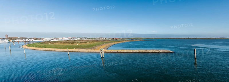 Entering the harbour of Norderney
