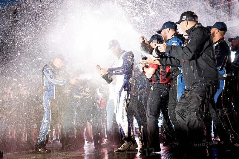 NASCAR Cup Driver, Shane van Gisbergen wins the Inaugural Grant Park 220 on the Chicago Streeet Course in Chicago IL