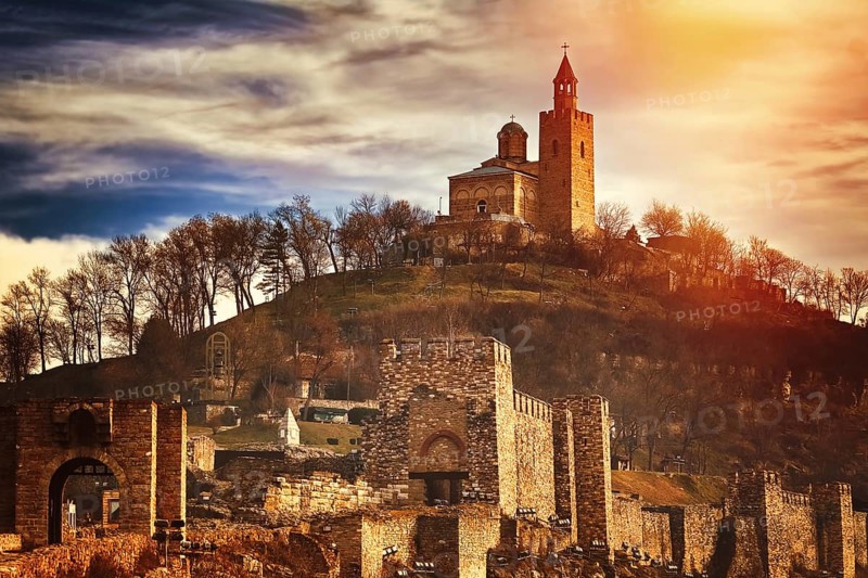 Medieval Stronghold Tsarevets in Veliko Tarnovo, Bulgaria Veliko Tarnovo, Bulgaria, Europe