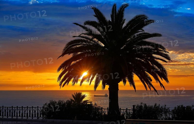 Tarragona Balcony of Europe at sunrise in Catalonia