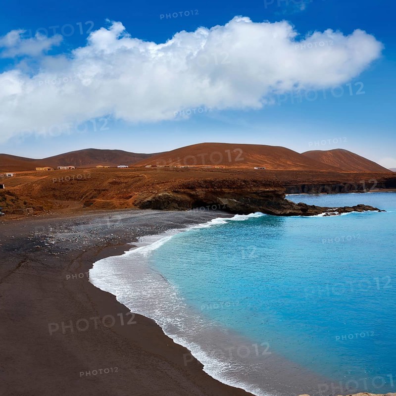 Ajuy beach Fuerteventura at Canary Islands of Spain