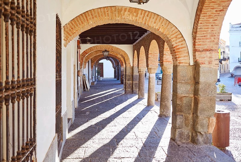 Zafra Plaza Grande in Spain Extremadura by the Via de la Plata way