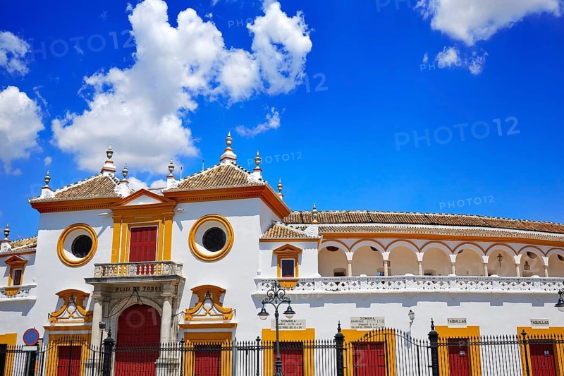 Seville Real Maestranza bullring plaza toros de Sevilla in andalusia Spain
