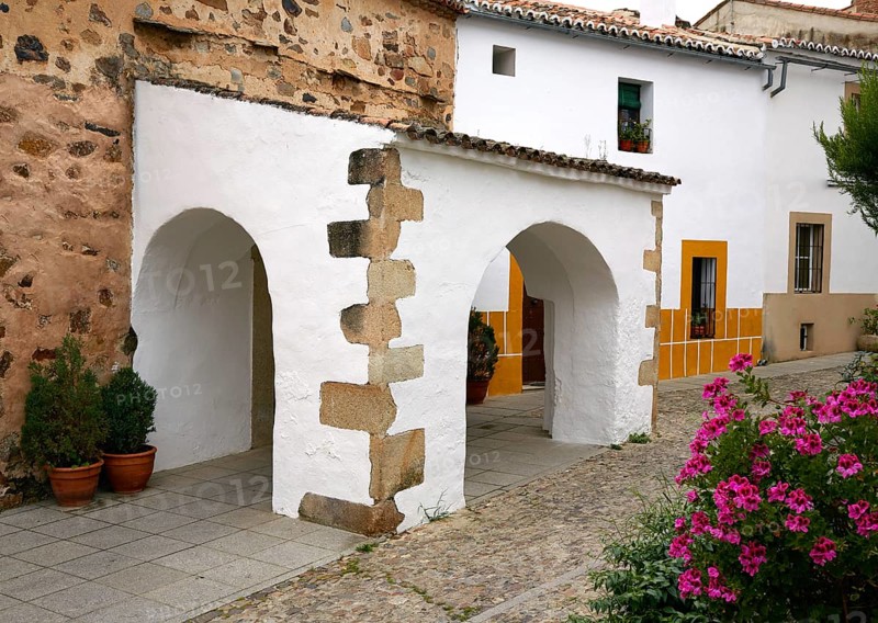 Caceres juderia Ermita saint Antonio in Spain Jewish quarter hermitage