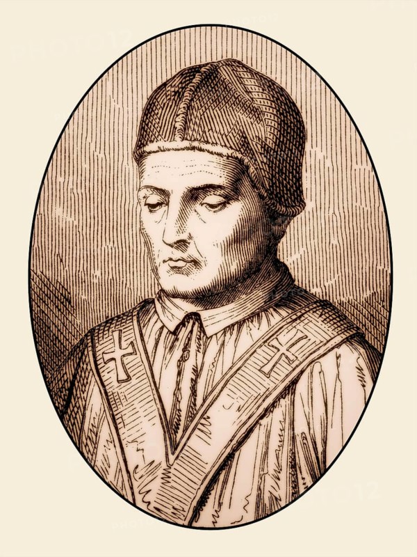 Pope Adrian I or Hadrianus I, Pope from 772 to 795, Papst Hadrian I