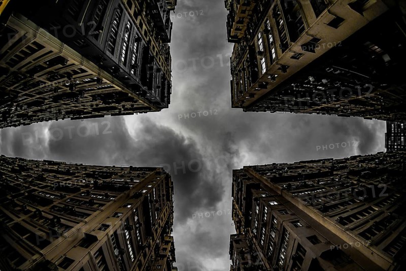 Hong Kong Huge Meeting Housing. Shooting Location: Hong Kong Special Administrative Region