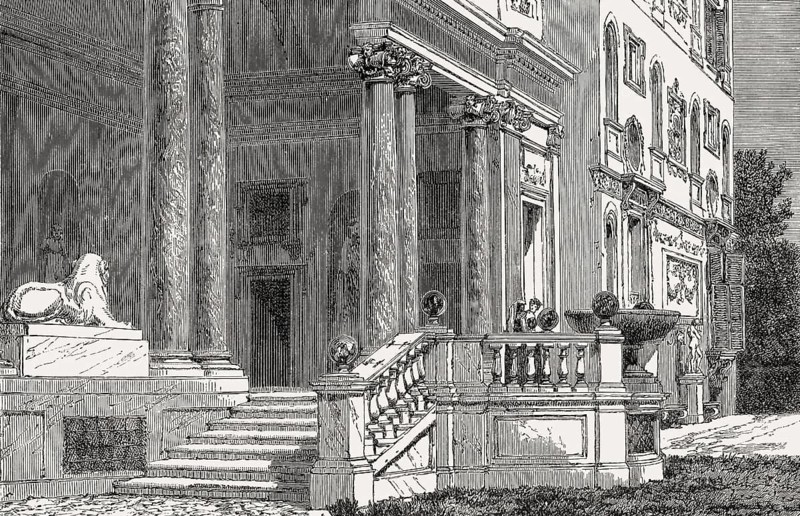 The Villa Medici, Rome, Italy, 19th Century, Europe