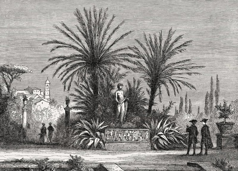 The Villa Albani, Rome, Italy, 19th Century, Europe
