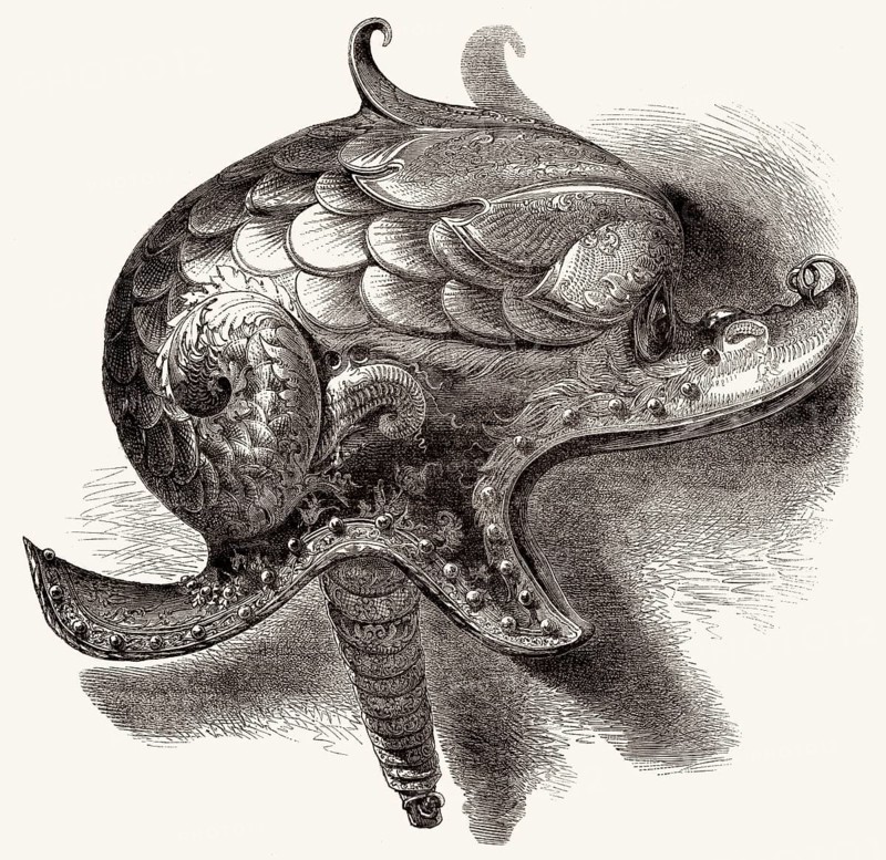 Mittelalterlicher Helm, 16. Jahrhundert