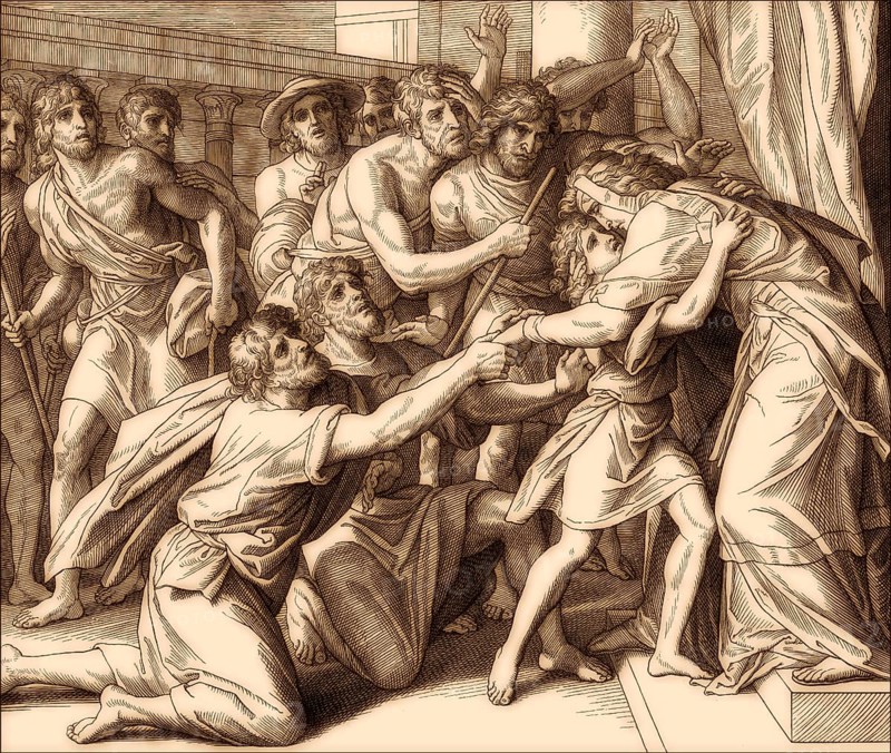 Joseph Reveals Himself to His Brothers, by Julius Schnorr von Carolsfeld, 1860
