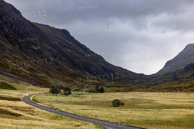 Glencoe, famous pass in the Highlands, Scotland, Great Britain