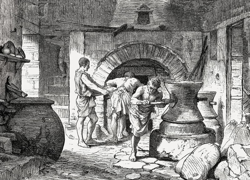 Ancient Roman bakery