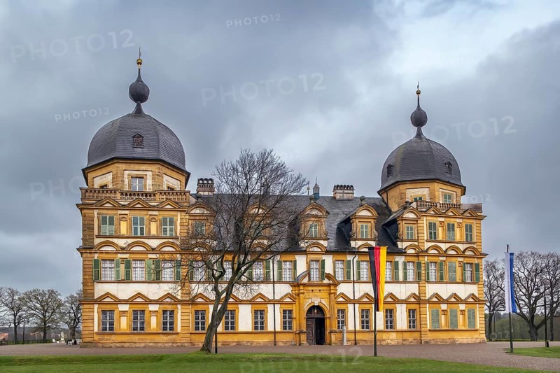 Palace (Schloss) Seehof was built from 1684 to 1695 near Bamberg, Germany, Europe