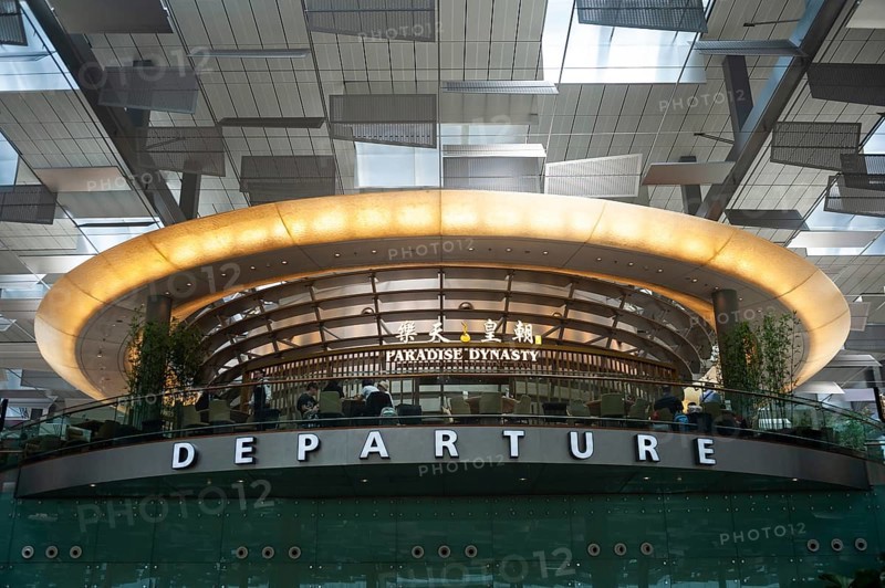 18.04.2019, Singapore, Republic of Singapore, Asia, A view into the departure hall of Terminal 3 at Changi Airport, Asia