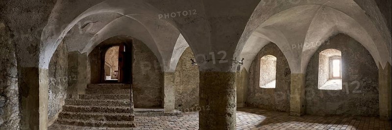 Cellar of the Old Castle Gmünd in Carinthia, Carinthia, Austria, Europe
