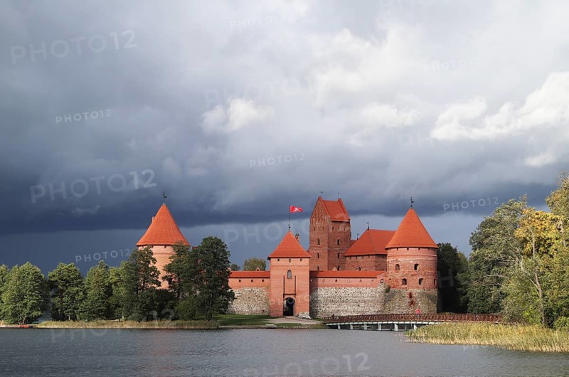 The watercastle Trakai in Lithuania, baltic states
