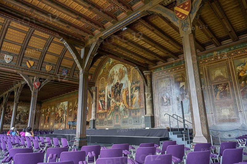 Kaisersaal, Kaiserpfalz, Goslar, Lower Saxony, Germany, Europe