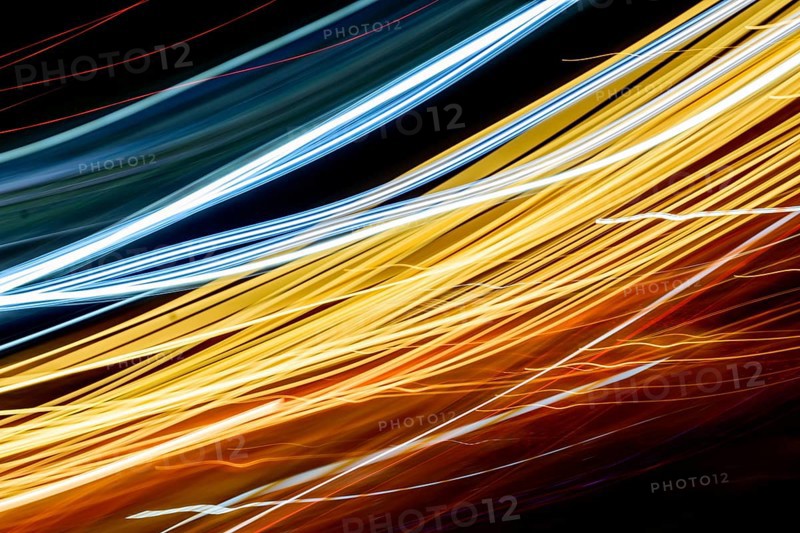 Night city street lights background and street lights blur bokeh, Colorful circles of light abstract background