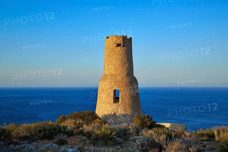 Torre del Gerro tower in Denia of Alicante Spain
