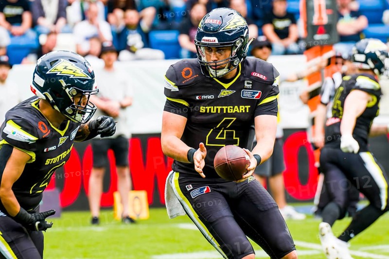 European League of Football, ELF/ Game:  Munich Ravens at Stuttgart Surge  on 26.May.  2024 ,in the  PreZero Arena , Sinsheim,  Germany.ero Arena , Sinsheim,  Germany.