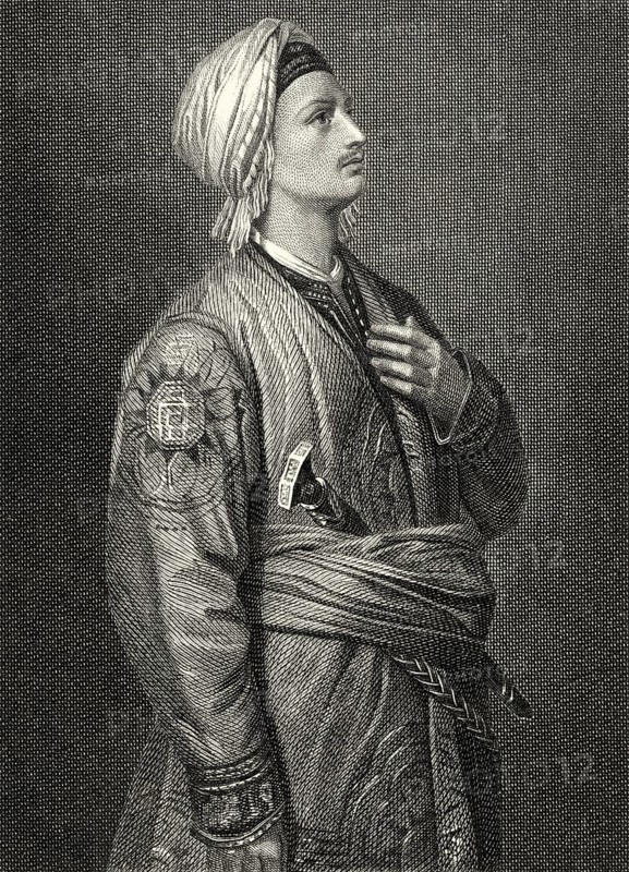 Prince Calàf, character from the drama Turandot by Friedrich Schiller, 1759 - 1805